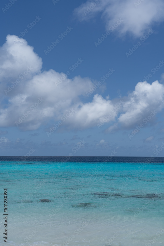 Beach on the Island of Bonaire in the caribbean Sea