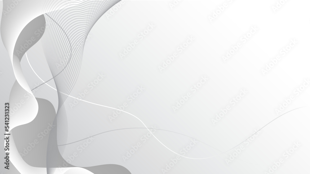 Abstract white and grey background with curve wave line. Abstract grey hi-tech polygonal corporate background Abstract white and grey background with curve wave line. Abstract grey hi-tech polygonal corporate background