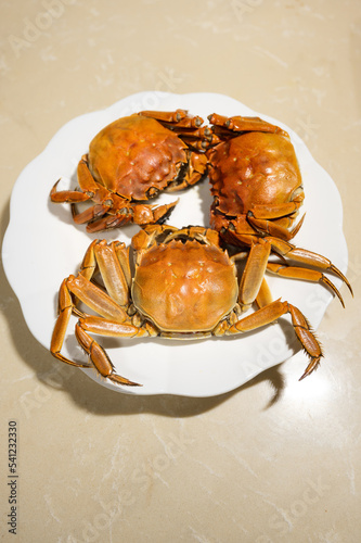 Steamed Chinese Mitten Crab 