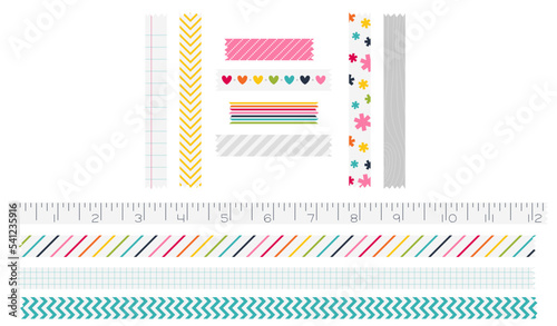 set of planner and notebook tape