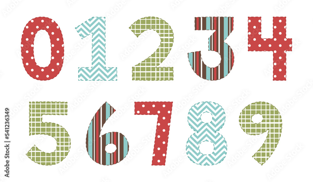 set of Christmas letters set of Christmas letters