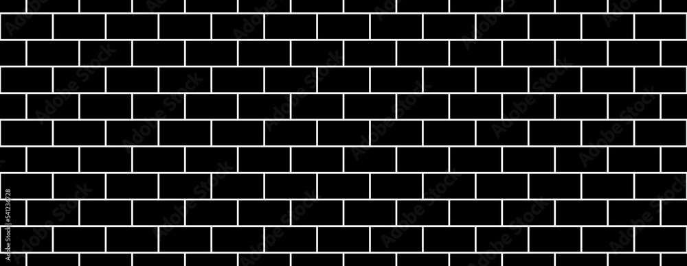 subway tile background. brick seamless patter for kitchen backsplash, bathroom wall, shower. ceramic vector texture