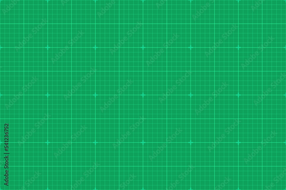 graph paper. seamless pattern. school background. grey millimeter grid.  technical vector. green mat is self-healing for cutting Stock Vector |  Adobe Stock