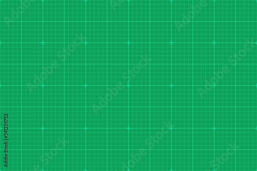 graph paper. seamless pattern. school background. grey millimeter grid. technical vector. green mat is self-healing for cutting