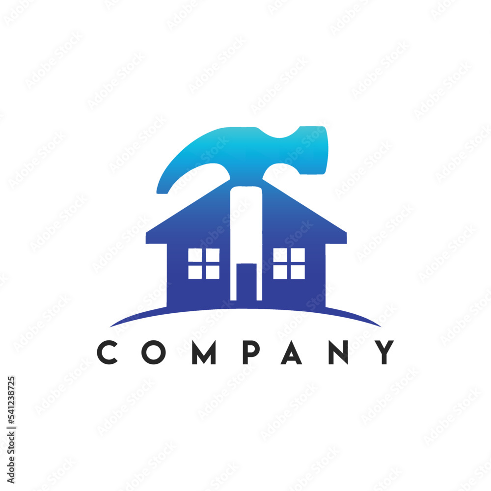 House Reno Logo, Renovations Logo, Real Estate Logo Stock Vector ...