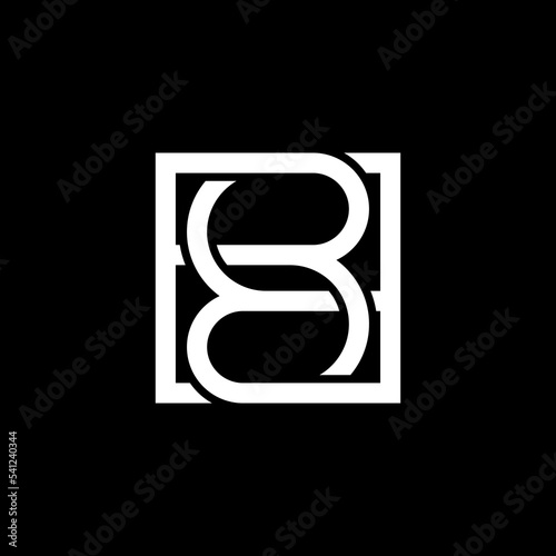 Modern initial BB logo letter simple and creative design concept