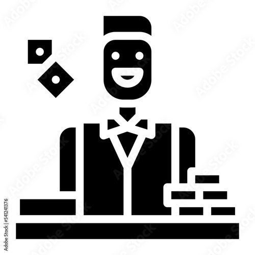 croupier bet gambling casino
