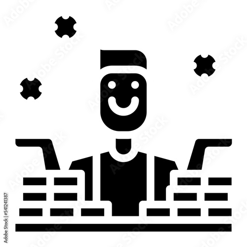 customer man chip gambling casino
