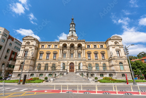 Bilbao City Hall building built in Art Nouveau style and finished in 1892 by Joaquín Rucoba photo