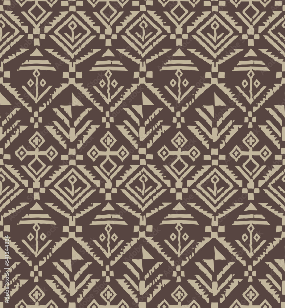 seamless pattern with ethnic