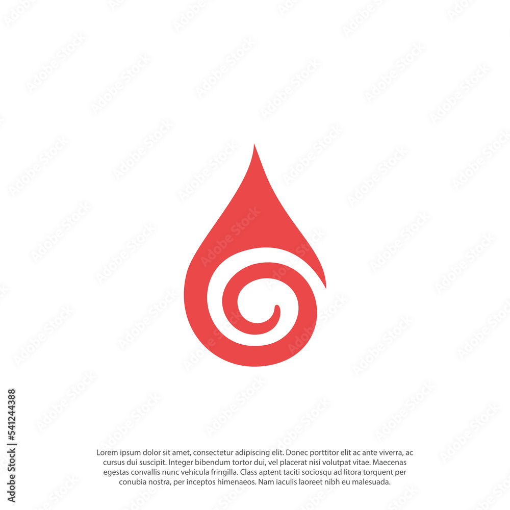 Vector Pet Shop logo design template. simple circular pet tails, Modern animal icon label for store, veterinary clinic, hospital, shelter, business services. Flat illustration background Vector Pet Shop logo design template. simple circular pet tails, Modern animal icon label for store, veterinary clinic, hospital, shelter, business services. Flat illustration background