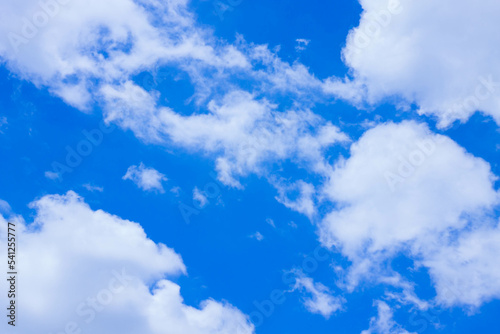 blue sky and clouds