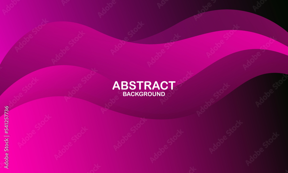 Abstract pink wave background. Vector illustration