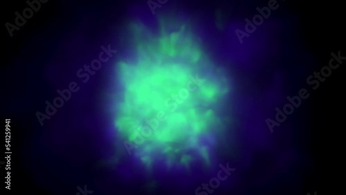 Wallpaper Mural A video composite of a spooky strange halloween style green and purple plasma fluid motion light pattern in a seamless loop. Torontodigital.ca