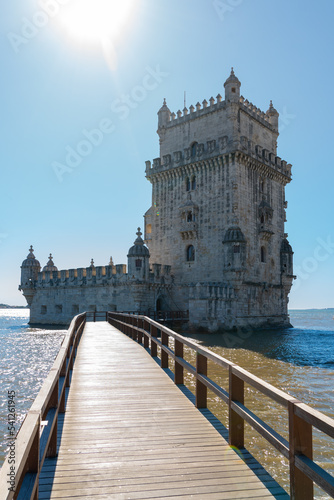 Belém Tower in Belém district, Lisbon, Portugal