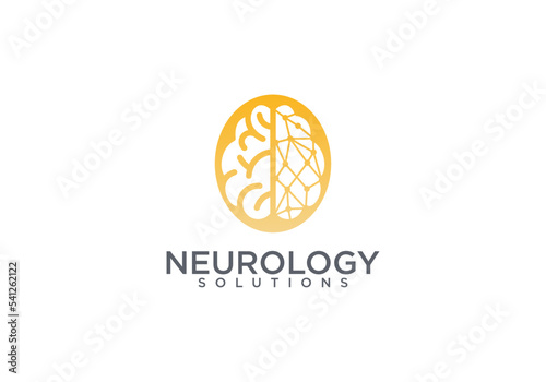 neurology brainstorming logo designs