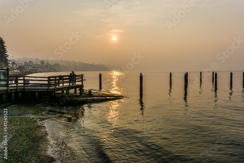 Pier And Smoky Sky 8