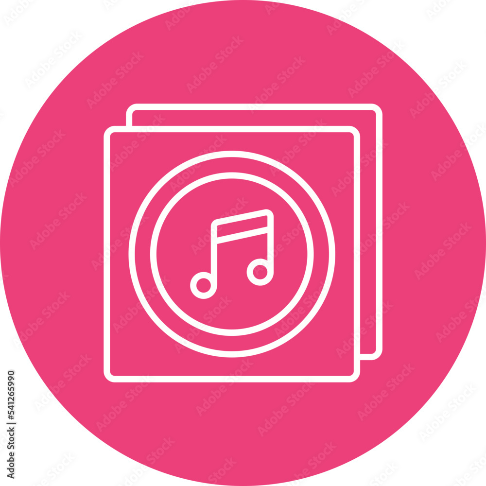 Music Album Icon Music Album Icon