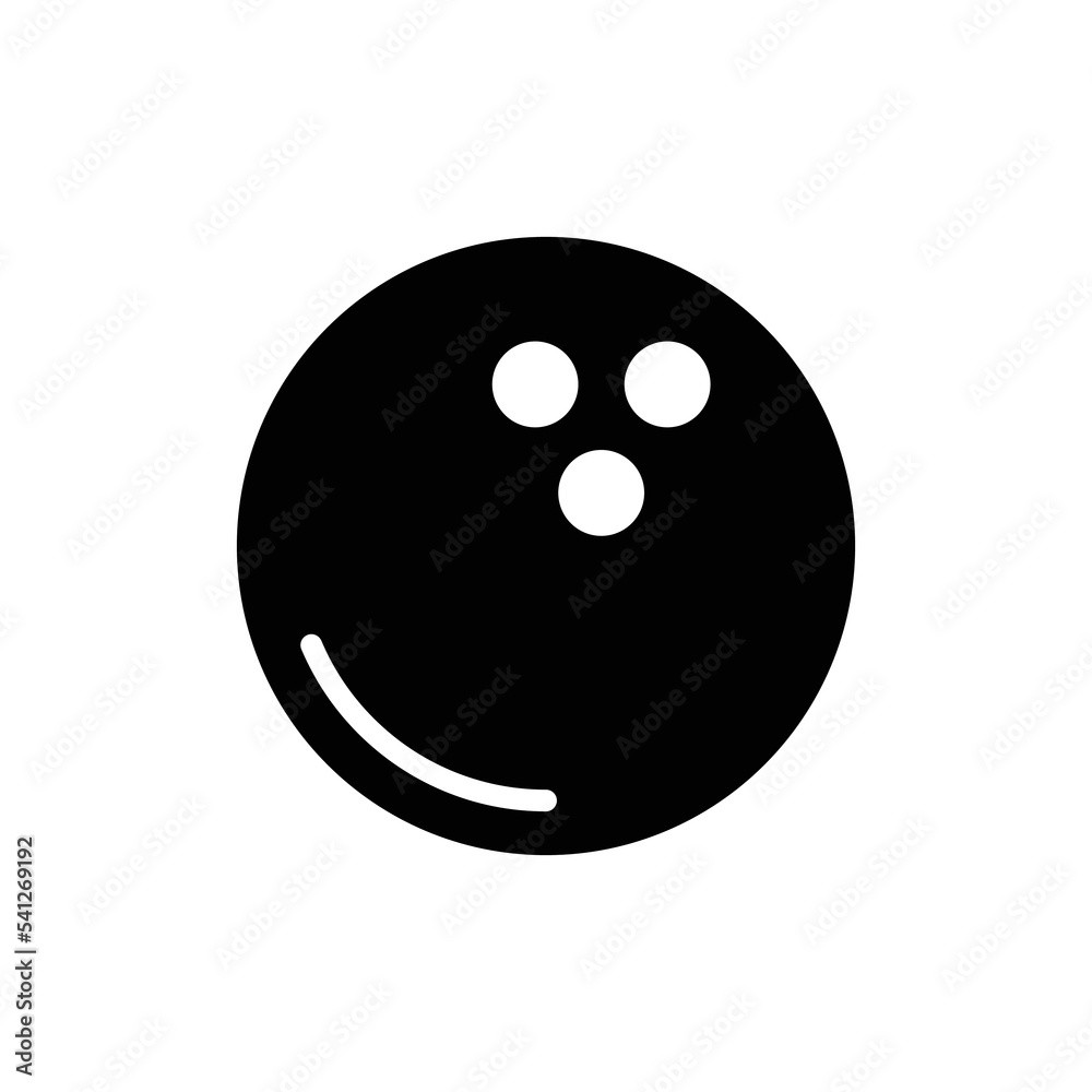 Fototapeta premium bowling ball icon design vector template