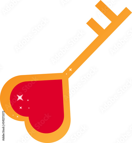 this is a key with heart