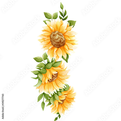 Sunflower Theme Png Format With Transparent Background