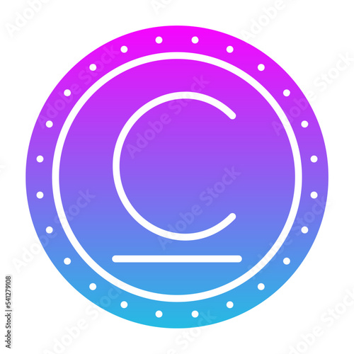 Som Glyph Gradient Icon