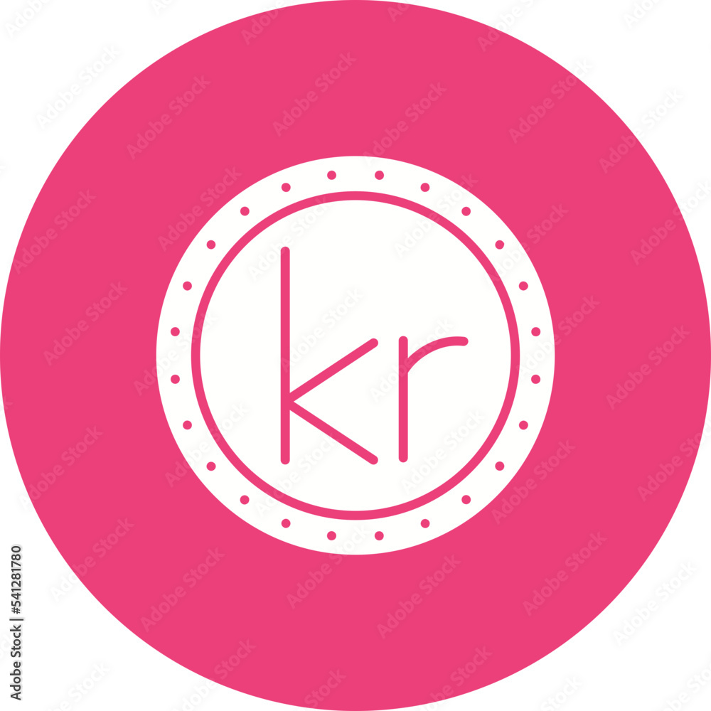 Krone Multicolor Circle Glyph Inverted Icon Krone Multicolor Circle Glyph Inverted Icon