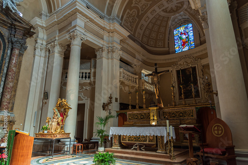 Recanati. Marche. The church of S. Agostino photo