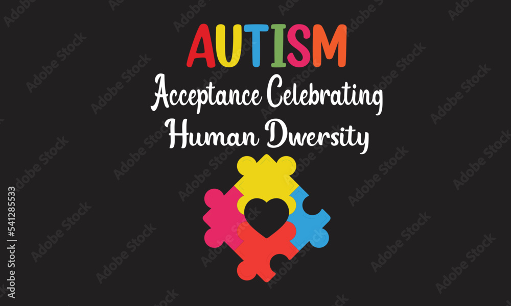 Autism Acceptance Celebrating Human Density T Shirt Design