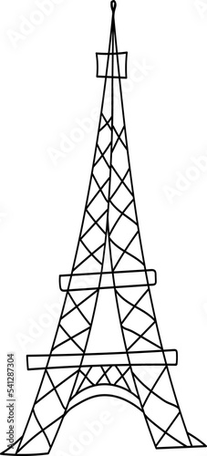 Eifel tower illustration