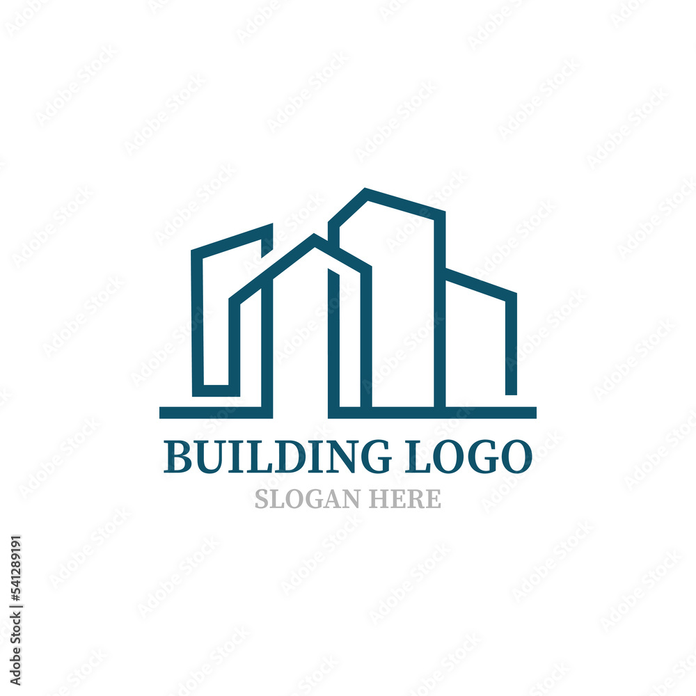 building logo design vector template