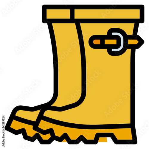 boots filled color line