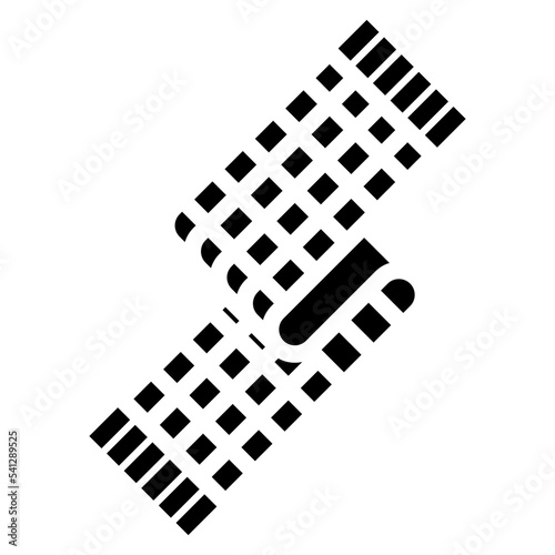 scarf glyph icon