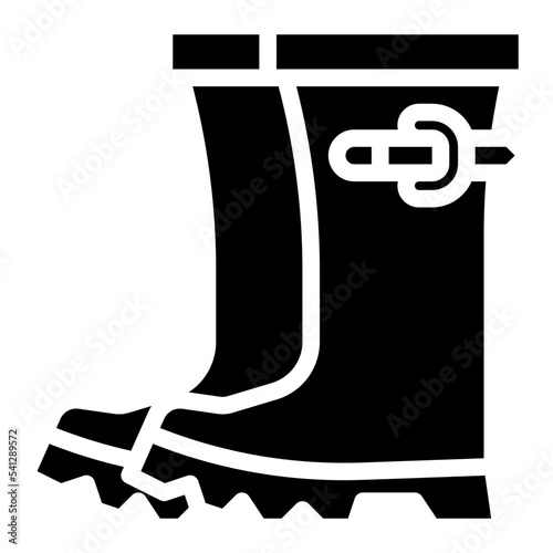 boots glyph icon