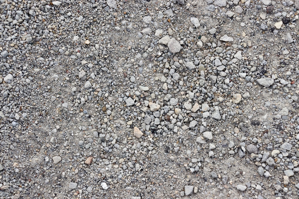 A close view of the gravel surface.
A close view of the gravel surface.