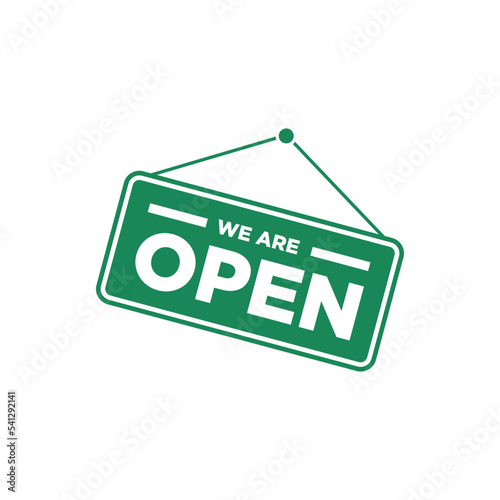 Open Sign for Store Icon Template