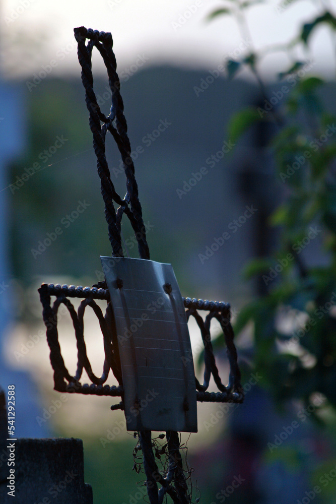 Crosses in an Orthodox cemetery in Romania at sunset. Crosses in an Orthodox cemetery in Romania at sunset.