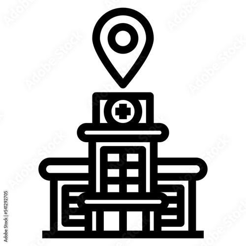 location line icon photo