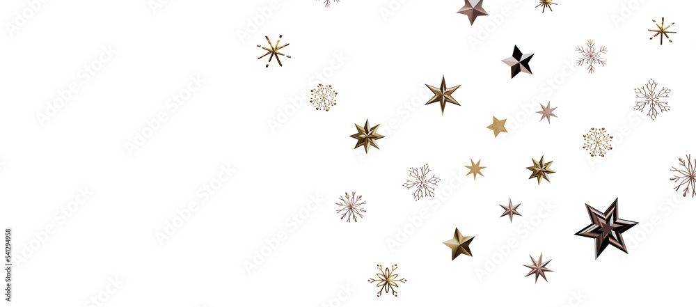 stars and snowflakes