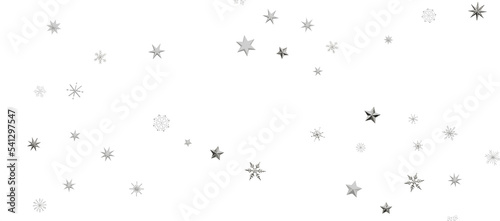 Christmas Card - Snowflakes Of Paper In Frame