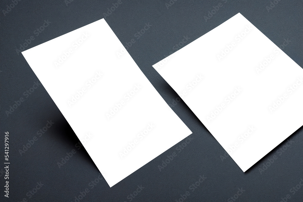 Blank brochure template for presentation layout and design. Flyer mockup for booklet and advertising Blank brochure template for presentation layout and design. Flyer mockup for booklet and advertising