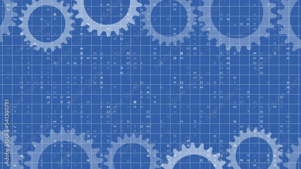 sfondo, ingranaggi, produzione, motore