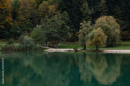 Autumn in Lake Bled, Slovenia