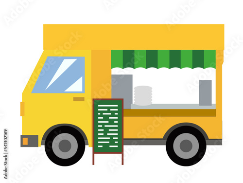 飲食の移動販売車
