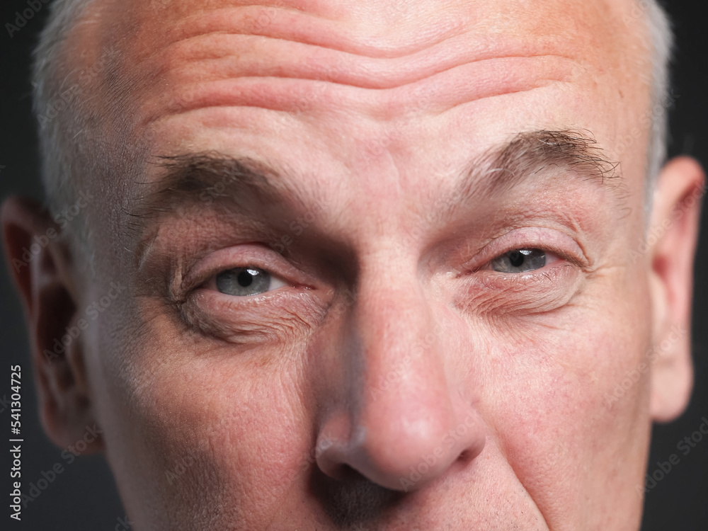 Portrait face adult man close up Portrait face adult man close up