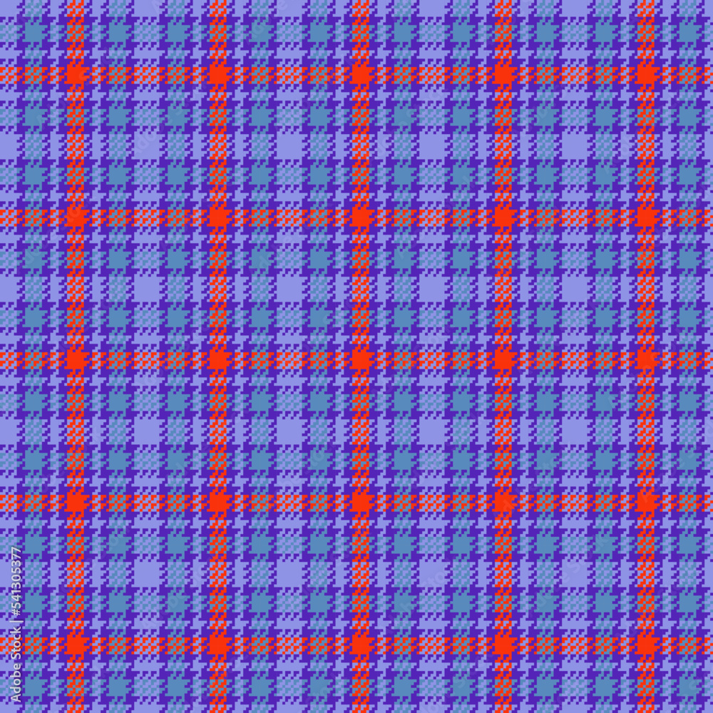 Fototapeta premium Decorative tartan plaid tiles pattern illustration