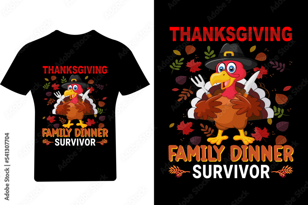 Thanksgiving family dinner survivor T Shirt, Thanksgiving T Shirt, Turkey Shirt,