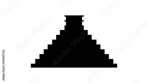 Aztec Architecture silhouette