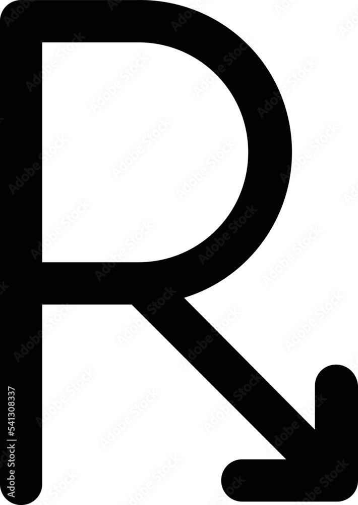 Retrograde astrology symbol minimal with no background. Retrograde astrology symbol minimal with no background.