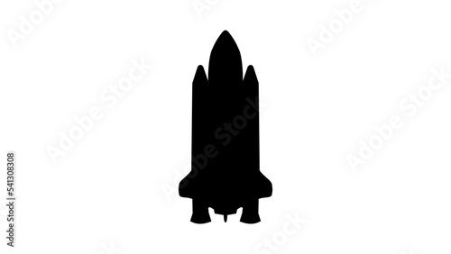 shuttle rocket silhouette